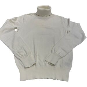 H&M Cream Lightweight Turtleneck Sweater